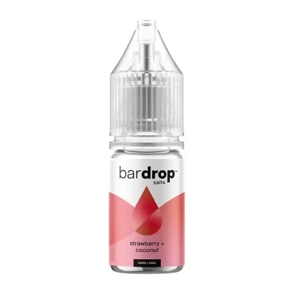 Strawberry Coconut By Bar Drop Salts 10ml - Nicotine Strength#20mg (Salt)>5mg (Salt)>10mg (Salt) (36B446)
