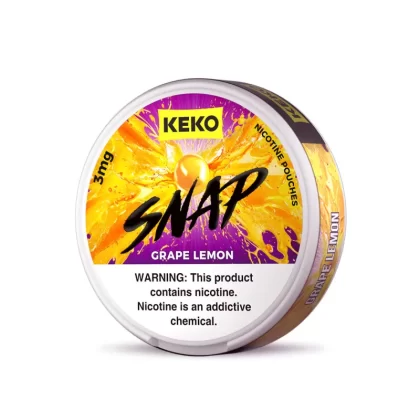 KEKO "SNAP" - Grape Lemon - Nicotine Pouch (15 Count) - 1-Pack / 3MG