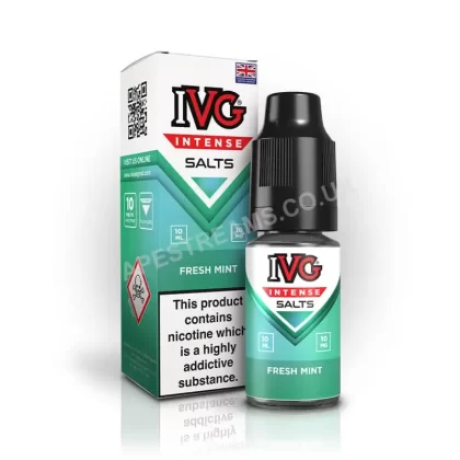 IVG Intense Fresh Mint Nic Salt E-Liquid - Vapestreams Co