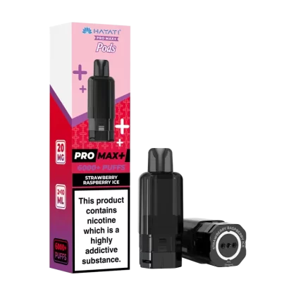 Strawberry Raspberry Ice Hayati Pro Max+ Refill Pack - 5mg - Vape Product