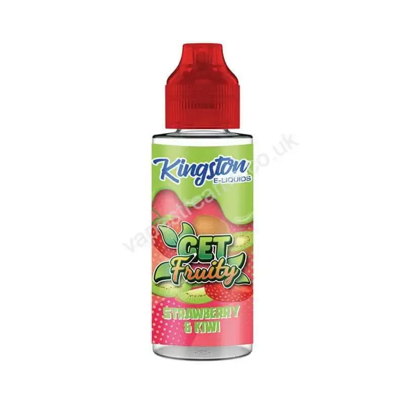 Kingston Get Fruity Strawberry & Kiwi E-Liquid Shortfill - Vapestreams Co