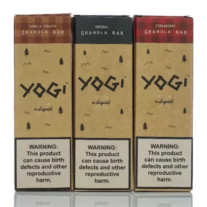 Yogi E-Liquid - No Nicotine Vape Juice - 60ml - Strawberry Granola