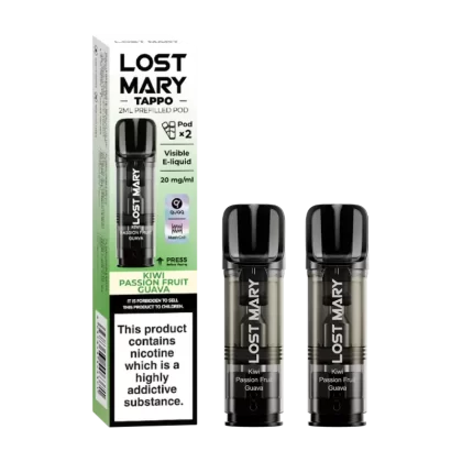Kiwi Passion Fruit Guava Lost Mary Tappo Pods - 20mg - Vape Product