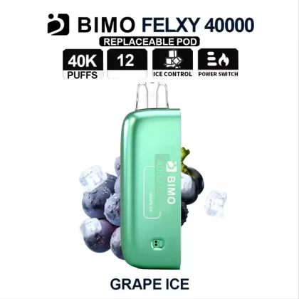 BIMO Felxy 40000 Pod – Grape Ice - Ozvapeone (D0835D)