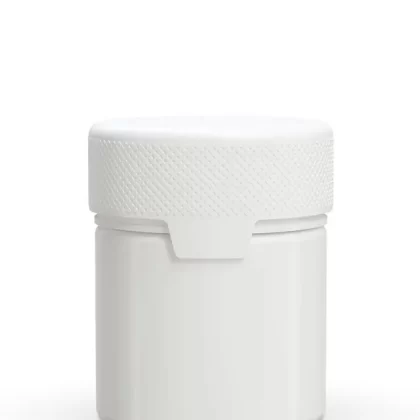 CHUBBY GORILLA | Child Resistant White Plastic Aviator Container w/ White Cap | 90mL – 3oz – 400 Count