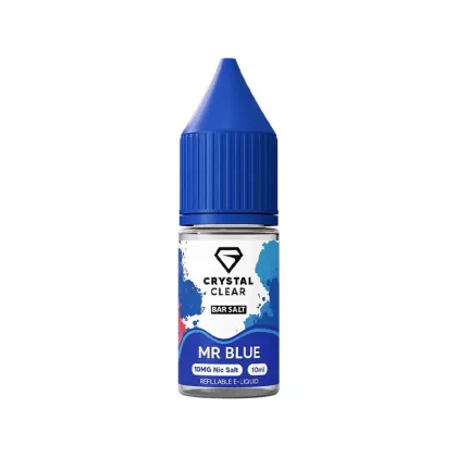 Crystal Clear Bar Salts Mr Blue Nic Salt Vape Juice - 10mg