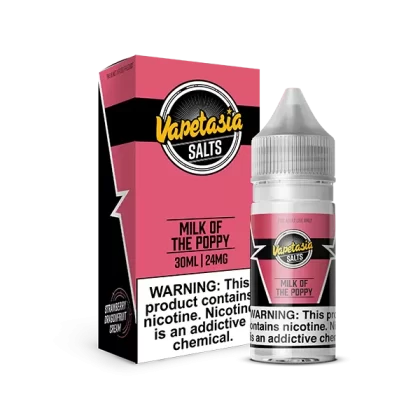 Vapetasia Salt Milk of the Poppy eJuice - Vape Product; Vape Product, Vape Product