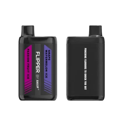 Passion Fruit Ice + Grape Watermelon Ice – Flipper 12000 puffs By Slugger - Vape Product