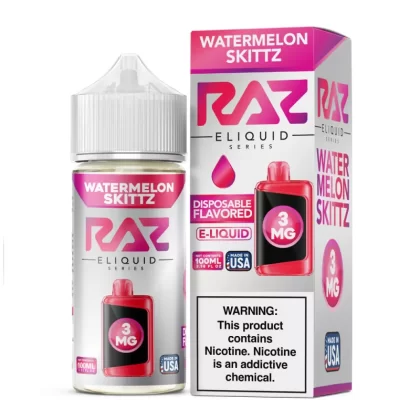 RAZ - Watermelon Skittz - 100ML E-Liquid - 3MG