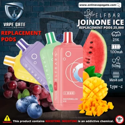 ELF Bar JoinOne Ice Replacement Pods (25,000 Puffs)