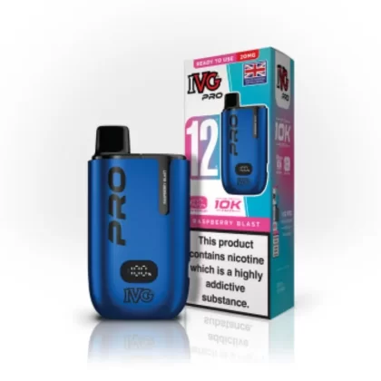 IVG Pro 12 Raspberry Blast Vape Kit - Strength#20mg