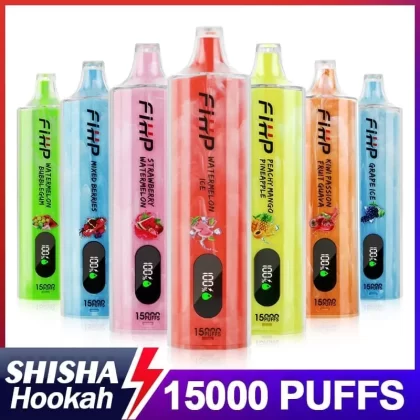 FIHP Shisha Hookah 15000 Puffs | 0.6% strength, bulk disposable vape - Aiviouvapes