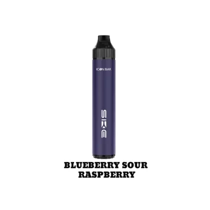 Icon Bar Blueberry Sour Raspberry Disposable Vape (2000 Puffs)