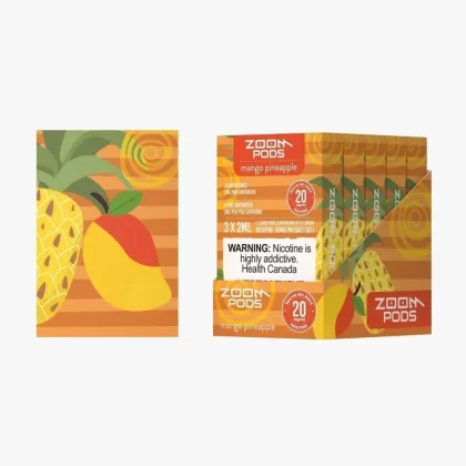Zoom Pods STLTH Compatible – Mango Pineapple - Nicotine#20 MG