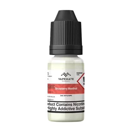 Vapemate Classic Strawberry Menthol 10ml - 50VG / 50PG / 3mg - Ecigwizard