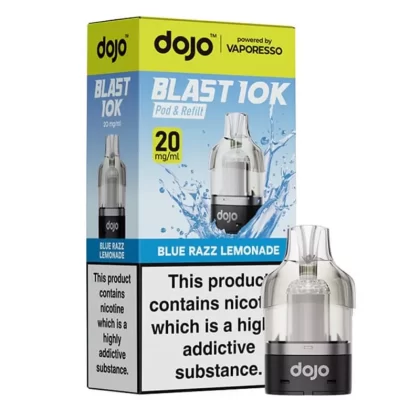 Dojo Blast 10K Blue Razz Lemonade Prefilled Pods - 10mg