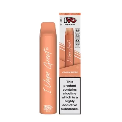 IVG Disposable Air Bar Plus – Peachy Rings