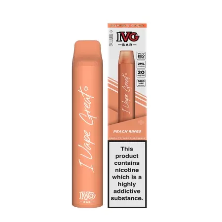 IVG Disposable Air Bar Plus – Peachy Rings