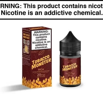 RICH BY TOBACCO MONSTER SALT NIC 30ML - Vapejuice