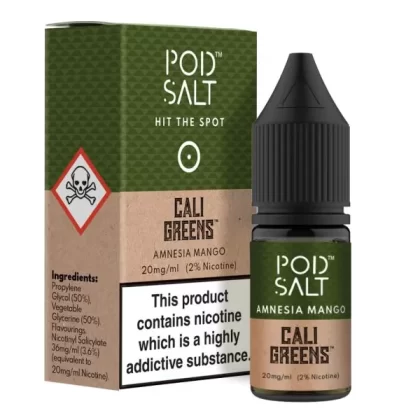 Pod Salt Amnesia Mango Nic Salt E Liquid 10ml - 11mg