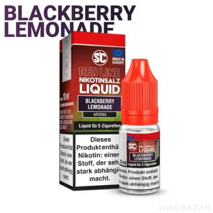 SC Red Line Nikotinsalz Liquid – Blackberry Lemonade - 5mg/ml, Nikotinfrei; Glycerin, Nikotin-Benzoat