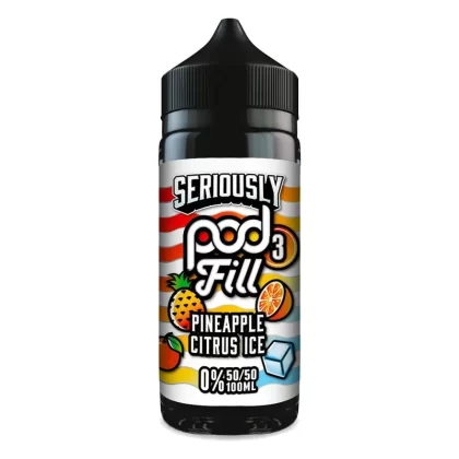SERIOUSLY POD FILL 3 PINEAPPLE CITRUS ICE SHORTFILL E-LIQUID BY DOOZY