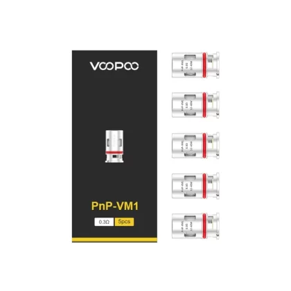 PnP Coils by VooPoo - Resistance#.30Ω VM1>.45Ω VM3>.60Ω VM4>.20Ω VM5>.15Ω VM6>.15Ω TW15>.20Ω TW20>.30Ω TW30~Quantity#5-Pack