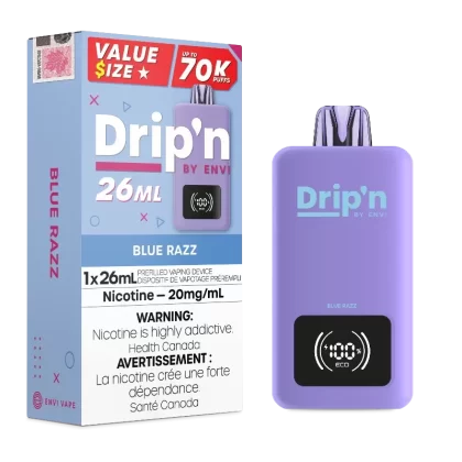 Drip’n 70k Value Series Disposable Vape – Blue Razz