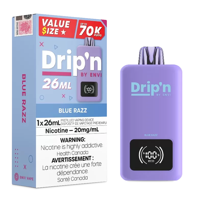 Drip’n 70k Value Series Disposable Vape – Blue Razz