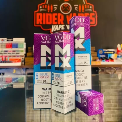 Vgod Mix Blue Razz Iced Saltnic - NICOTINE#50MG>25MG (2714DC)