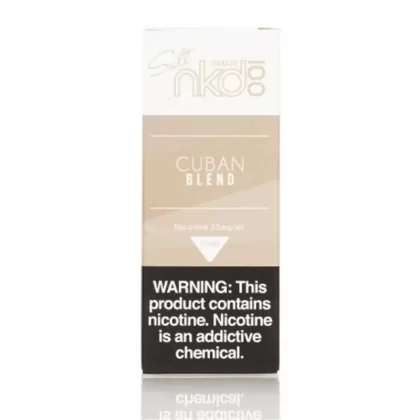 NKD 100 Salt Cuban Blend 30ml E-juice