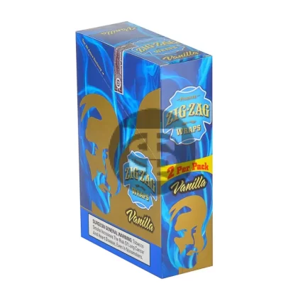 Zig Zag Wraps Premium Vanilla 25 Packs of 2