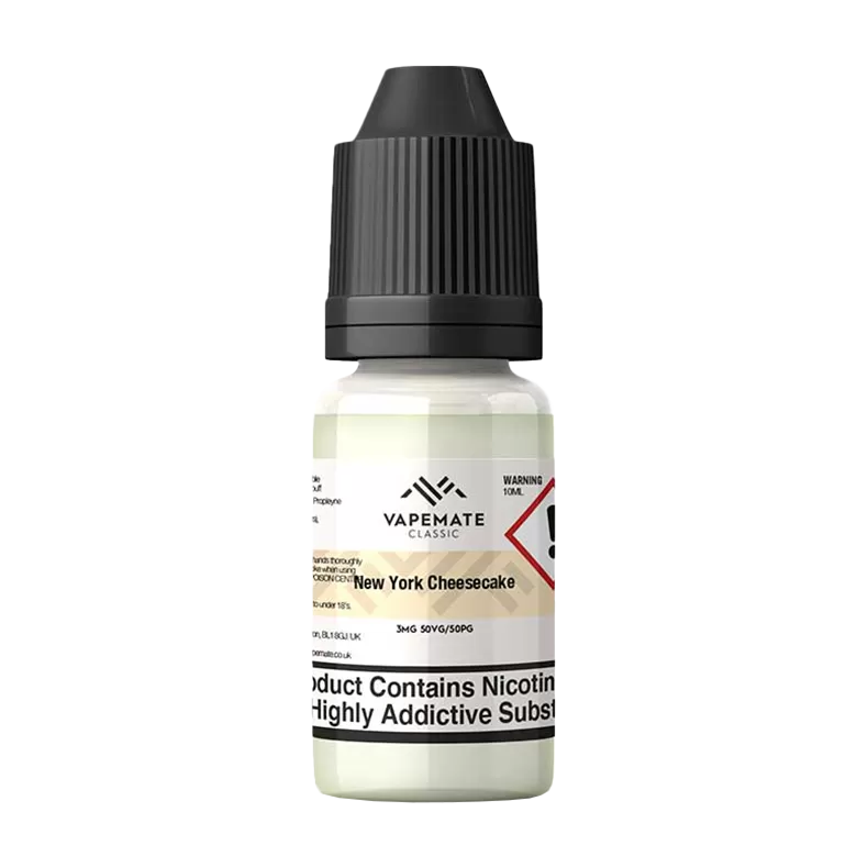 Vapemate Classic New York Cheesecake 10ml - 0mg (Discontinued) - Vapeshop Co