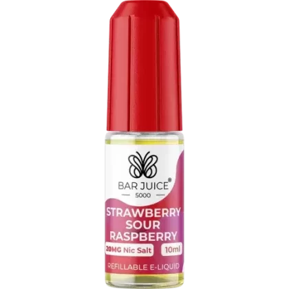 Bar Juice 5000 Strawberry Sour Raspberry Nic Salt Vape Juice - 20mg