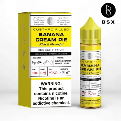 BSX Vapor BSX Series - Banana Cream Pie - 60ML E-Liquid - 0MG