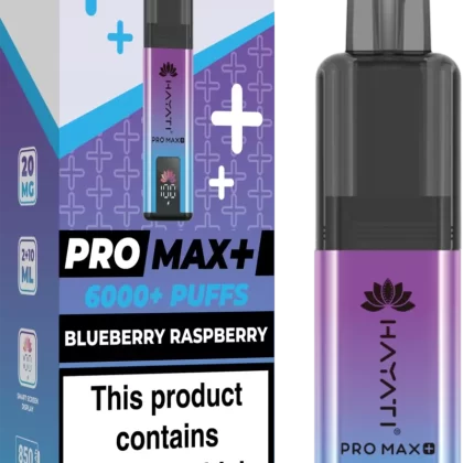 Hayati Blueberry Raspberry Pro Max+ 6000 Prefilled Vape Kit