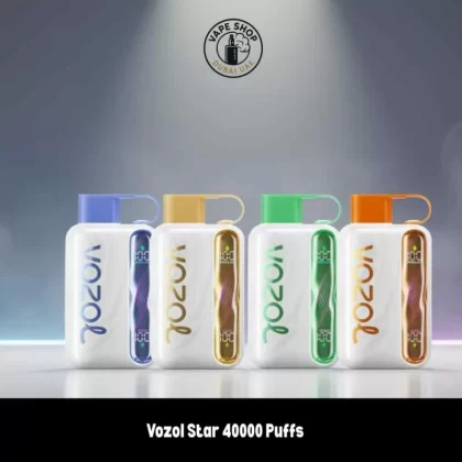 Vozol Star 40000 Puffs 50MG Nicotine - Vape Product, BOX OF 10 PCS; Blueberry Ice, Cherry Cola
