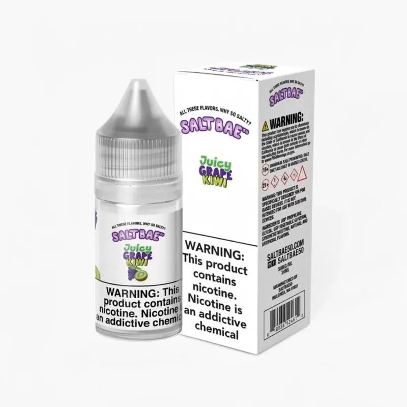 Juicy Grape Kiwi SALT – Salt Bae 50 – 30mL 50/50 AllDayVape
