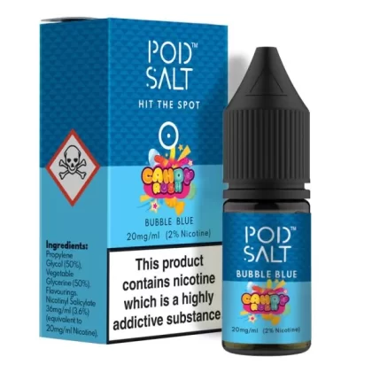 Pod Salt Bubble Blue Nic Salt E Liquid 10ml - 11mg
