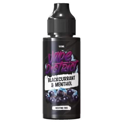 Blackcurrant & Menthol by Vape District 100ml - NO