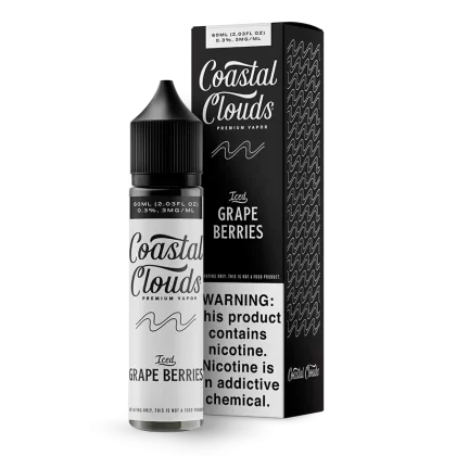 Coastal Clouds - Iced Grape Berries - 60ML E-Liquid - 6MG