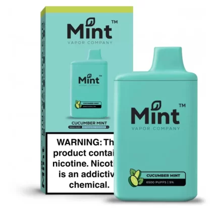 MNKE Bars Disposable Vape – Cucumber Mint (20, 50 mg) 6500 Puffs