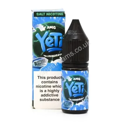 Yeti Blizzard Blueberry Nicotine Salt E-Liquid - Vapestreams Co