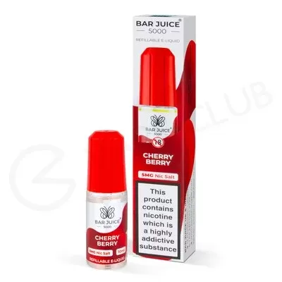 Cherry Berry Nic Salt E-Liquid by Bar Juice 5000 - Ecigpremium