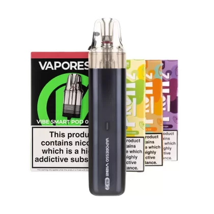 Vaporesso Vibe SE 2 Pod Kit Bundle - Leather Grey / 0.6/0.8ohm