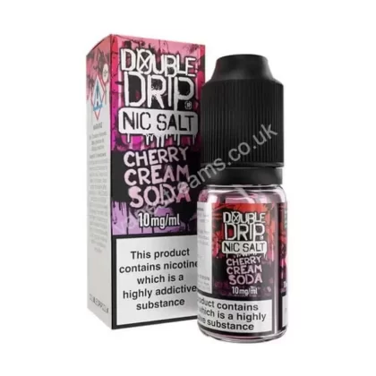 Cherry Cream Soda Nic Salt E-Liquid by Double Drip - Vapestreams Co