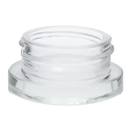 eBottles Child-Resistant Glass Concentrate Container Jar | 9 ml - Choose Color#Clear~Choose Price Tier#Single Unit (Less Than Box Qty)>Box of 320 (Bulk Discount Pricing) (B6812D)