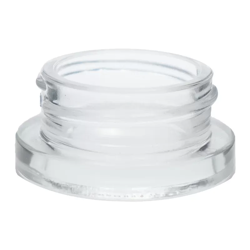 eBottles Child-Resistant Glass Concentrate Container Jar | 9 ml - Choose Color#Clear~Choose Price Tier#Single Unit (Less Than Box Qty)>Box of 320 (Bulk Discount Pricing) (B6812D)