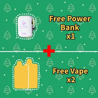 Free Vape x2 + Free Power Bank x1