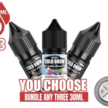 Nitro’s Cold Brew Salted Blends Bundle 3x30ml (90ml)